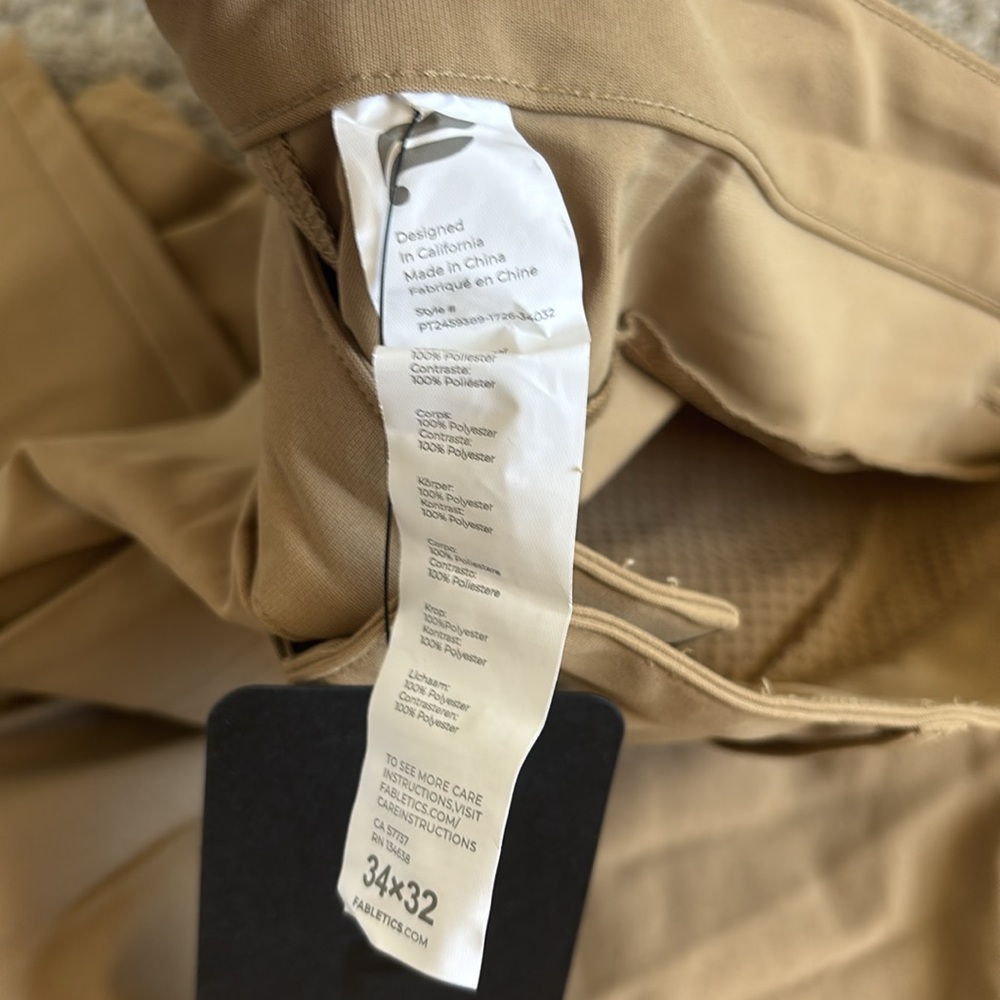NWT Fabletics khakis - Picture 3 of 5